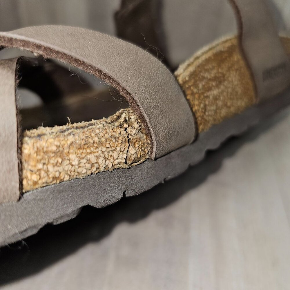 Birkenstock Woman's Size 40 Mayari Sandals Two Adjustable Straps *READ* - Picture 11 of 13